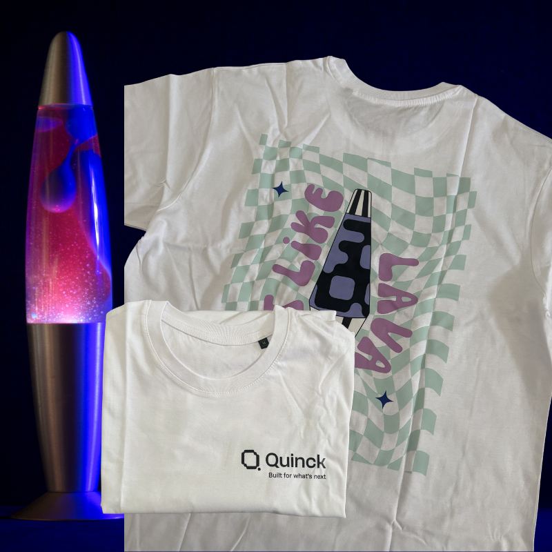 T-shirt Quinck — merch ufficiale Quinck Built diff, €26