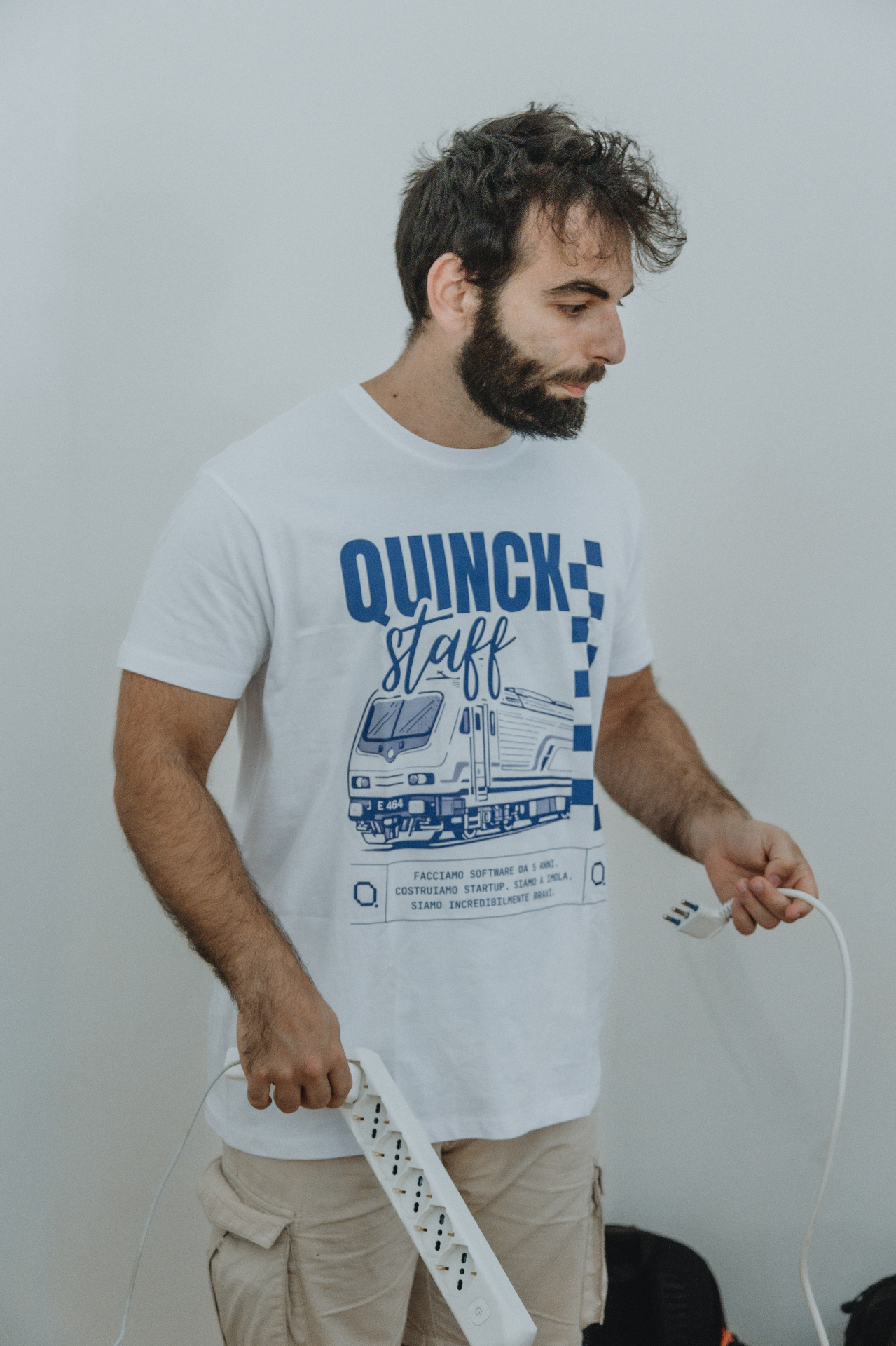 T-shirt Evento Quinck (Edizione Limitata) — merch ufficiale Quinck Built diff, €28